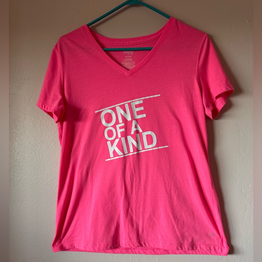 Danskin Now Semi Fitted Tee in Pink